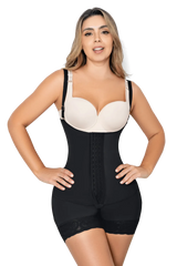 Hushmode - Full Back Smoothing Tummy Control Shaper with Hooks image 3