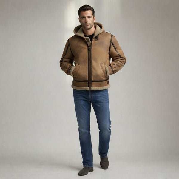 Hushmode - Cassian Sherpa Hooded Jacket