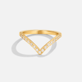Hushmode - Eternity Crown Crystal Ring
