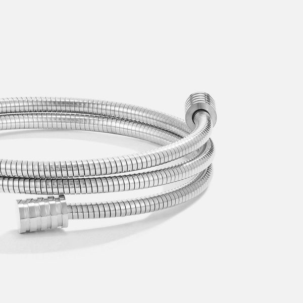 Hushmode - Twisted Silver Bracelet