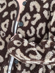 Hushmode — Leopard Teddy Jacket — Chocolate & Beige 4