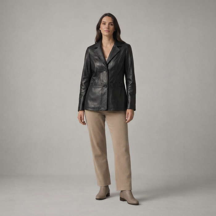 Hushmode - Lambskin Leather Jacket