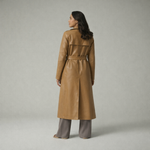 Hushmode - Sheepskin Leather Trench Coat 2