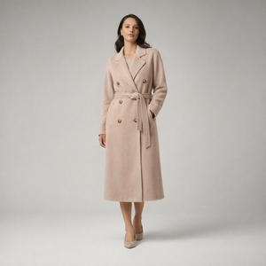 Hushmode - Cashmere Wrap Coat (meer afbeeldingen)