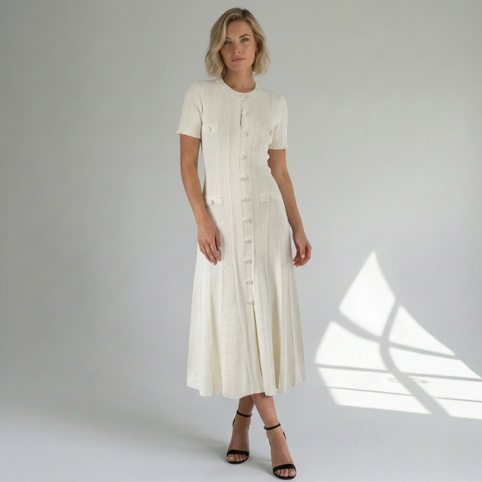 Hushmode - Slim Fit Knitted Dress