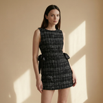 Hushmode - Textured Tweed Mini Dress 1