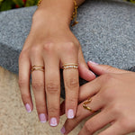 Hushmode - 18K Gold Mia Crystal Ring 4