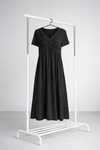 Hushmode - Short-sleeve V-Neck Dress 9