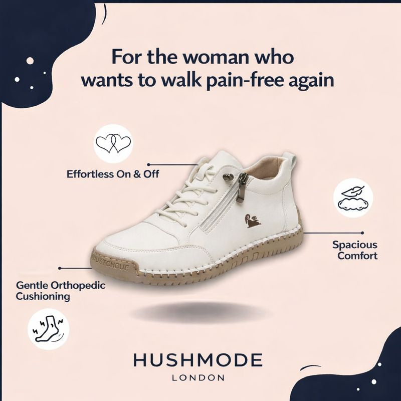 Hushmode – Comfortable orthopaedic trainers + zip fastening - afbeelding 18
