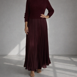 Hushmode - Pleated Knit Dress 11