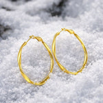 Hushmode - Twist Circle Earrings 8