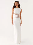 Hushmode - Noir Lace Column Dress 8