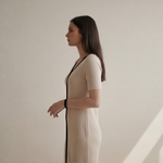 Hushmode - Contrast Knit dress 3