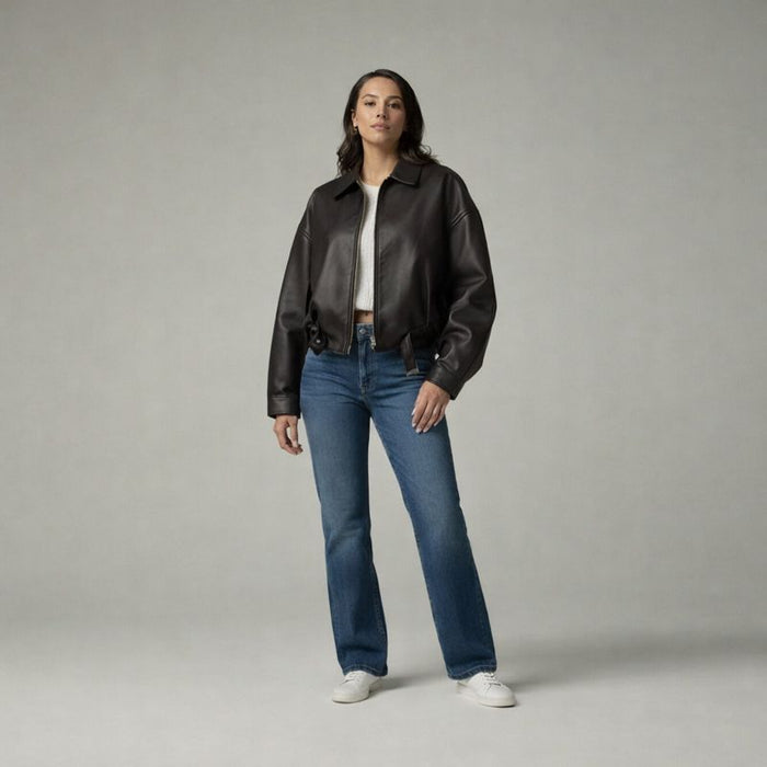 Hushmode -  Leather Bomber vest