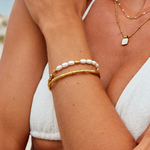 Hushmode - Golden Bamboo Bangle 3