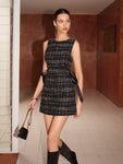 Hushmode - Textured Tweed Mini Dress 7