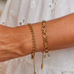 Hushmode - Brie Cuban Chain Droplet Bracelet 4