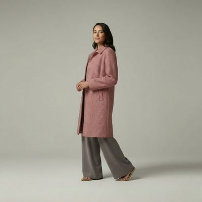 Hushmode - Cashmere Point Collar Coat