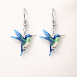 Hushmode - Acrylic hummingbird earrings 8