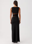 Hushmode - Noir Lace Column Dress 4