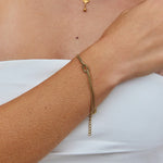 Hushmode - Knotted Gold Chain Bracelet 2
