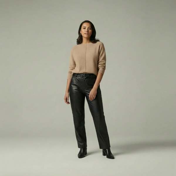 Hushmode - Sheepskin Leather Pants