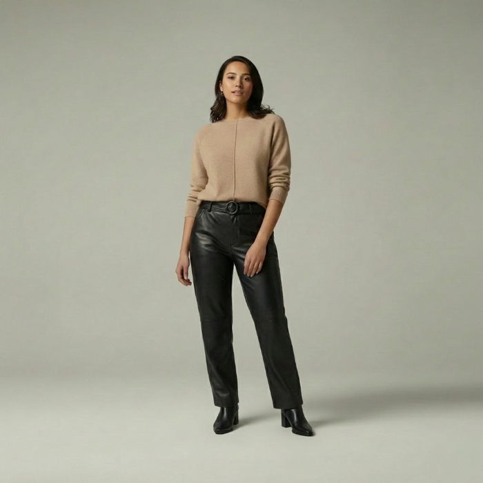 Hushmode - Sheepskin Leather Pants