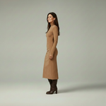 Hushmode - Dress, made from vegan suede 2