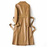 Hushmode - Sheepskin Leather Trench Coat 4