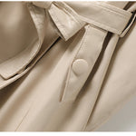 Hushmode - Sheepskin Leather Trench Coat 13