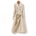 Hushmode - Sheepskin Leather Trench Coat 6