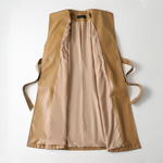 Hushmode - Sheepskin Leather Trench Coat 5
