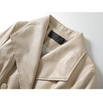 Hushmode - Sheepskin Leather Trench Coat 10