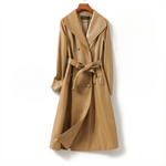 Hushmode - Sheepskin Leather Trench Coat 3