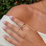 Hushmode - Gold Wrap Ring 2