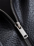 Hushmode - Leather turtleneck jacket 11