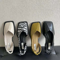 Hushmode - Square Toe Slip-On Flats 4