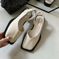 Hushmode - Square Toe Slip-On Flats 2