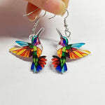 Hushmode - Acrylic hummingbird earrings 10