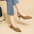 Hushmode - Kitten Heel Sandals 8