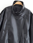 Hushmode - Leather turtleneck jacket 10