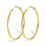 Hushmode - Twist Circle Earrings 3