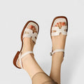 Hushmode - Elegant Low Block Heel Sandals 2