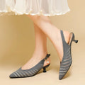 Hushmode - Kitten Heel Sandals 10