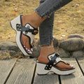 Hushmode - Retro Block Heel Sandal 4