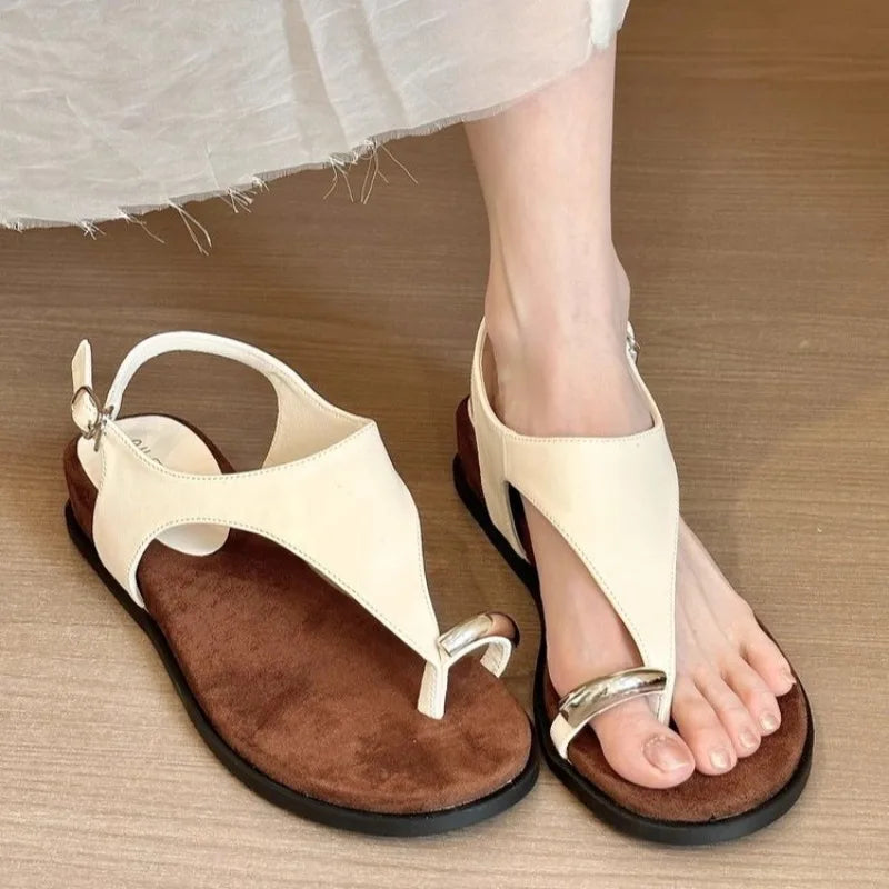 Hushmode - Contour Strap Toe-Ring Sandals - afbeelding 2