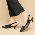 Hushmode - Kitten Heel Sandals 6