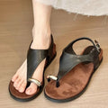 Hushmode - Contour Strap Toe-Ring Sandals 6