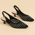 Hushmode - Kitten Heel Sandals 4