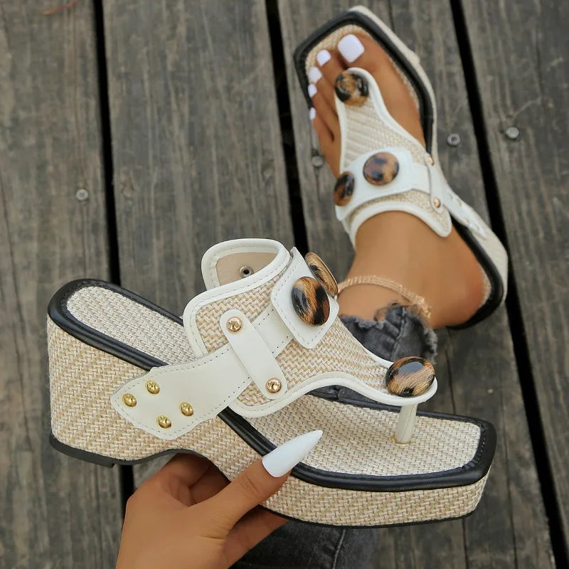 Hushmode - Retro Block Heel Sandal - afbeelding 6